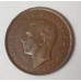 AUSTRALIA 1941 . ONE 1 PENNY . ERROR . BROCKAGE BEHIND ROO